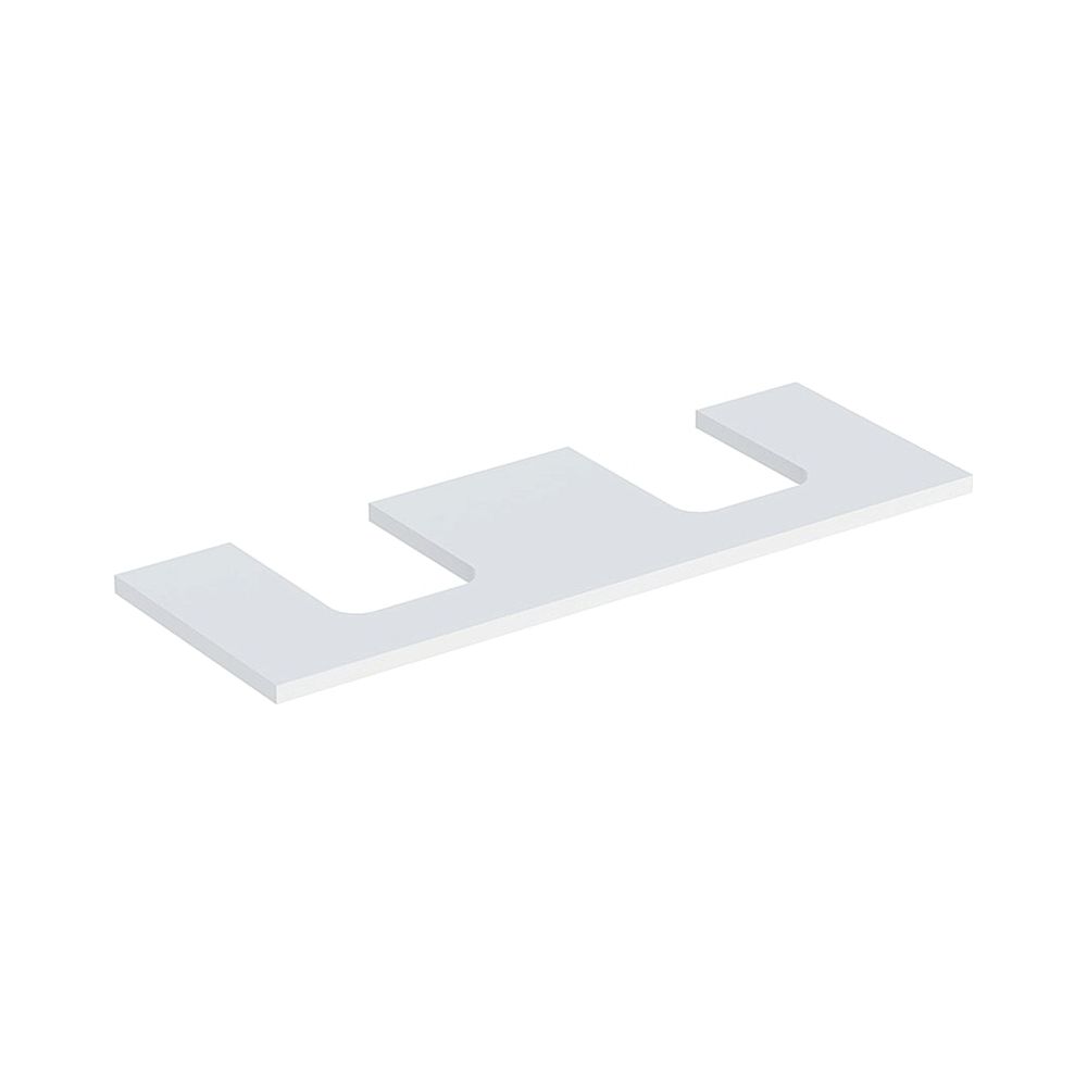 Geberit ONE Waschtischplatte Ausschnitt 2-fach, für Aufsatzwaschtisch Schalenform, 1... GEBERIT-505276002 4025410936554 (Abb. 1)