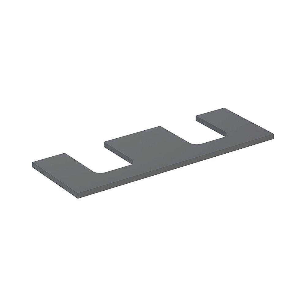 Geberit ONE Waschtischplatte Ausschnitt 2-fach, für Aufsatzwaschtisch Schalenform, 1... GEBERIT-505276003 4025410936561 (Abb. 1)