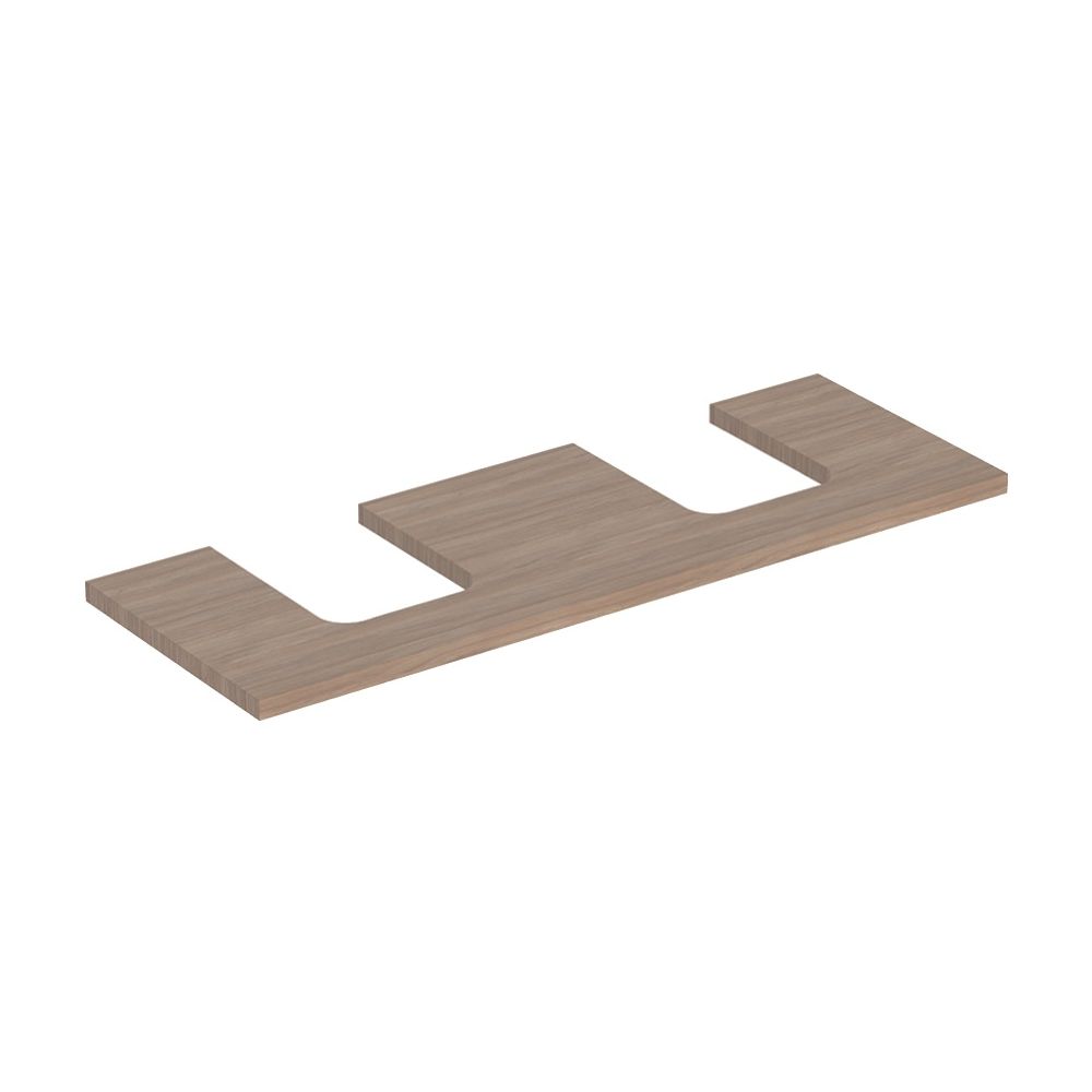 Geberit ONE Waschtischplatte Ausschnitt 2-fach, für Aufsatzwaschtisch Schalenform, 1... GEBERIT-505276005 4025410936585 (Abb. 2)