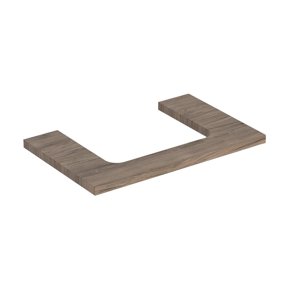 Geberit ONE Waschtischplatte Ausschnitt mittig für Aufsatzwaschtisch rechteckig 75x3... GEBERIT-505282006 4025410936660 (Abb. 2)