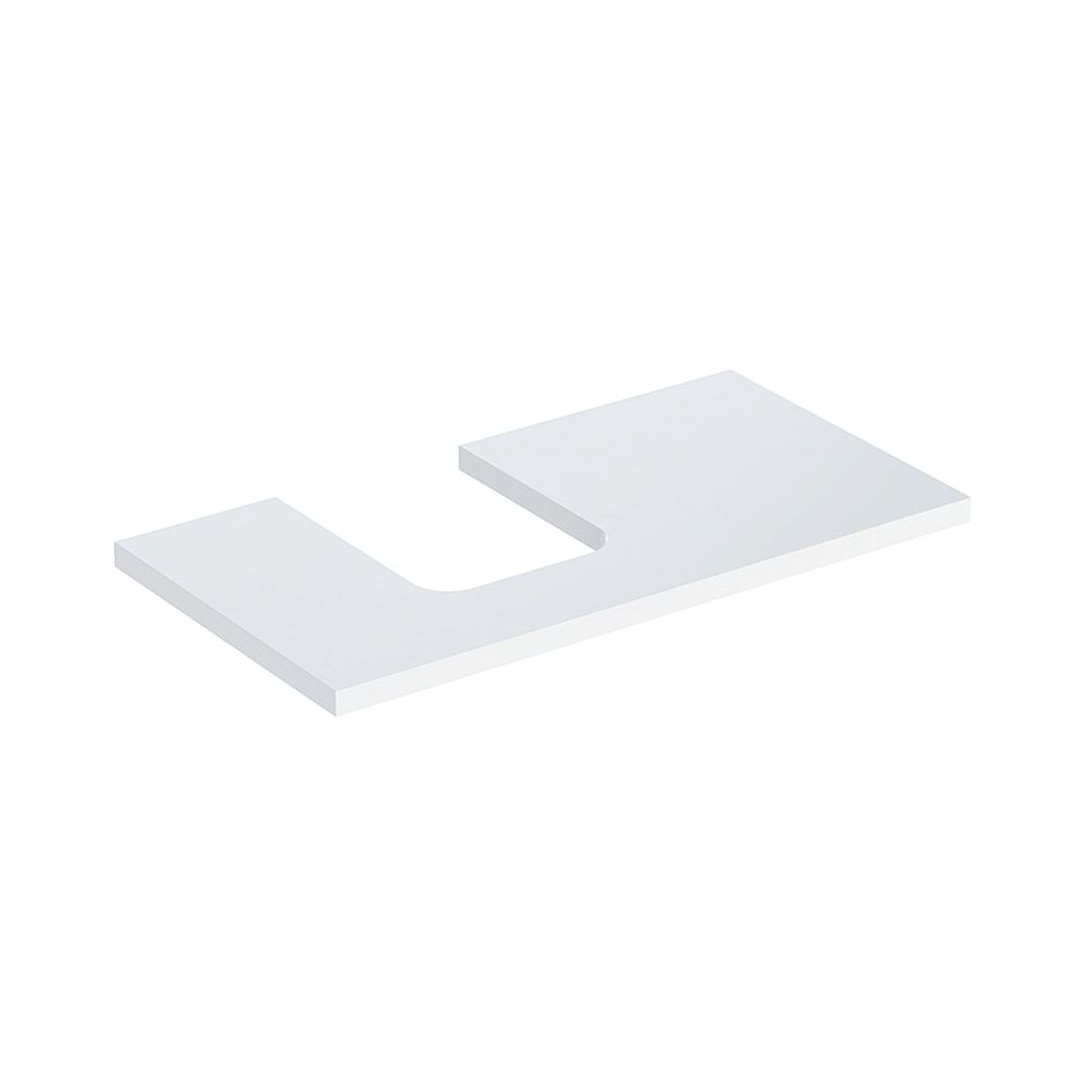 Geberit ONE Waschtischplatte Ausschnitt links, für Aufsatzwaschtisch Schalenform, 90... GEBERIT-505293001 4025410936967 (Abb. 1)