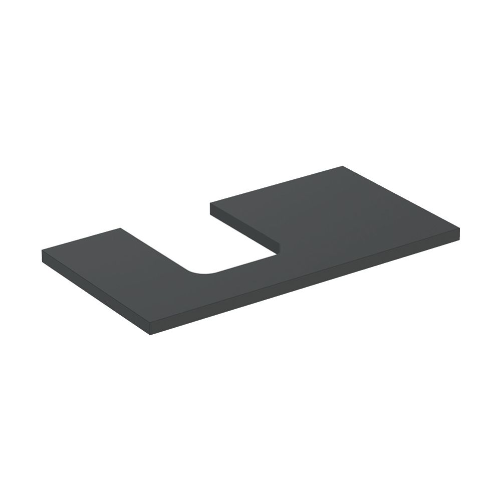 Geberit ONE Waschtischplatte Ausschnitt links, für Aufsatzwaschtisch Schalenform, 90... GEBERIT-505293003 4025410936981 (Abb. 2)