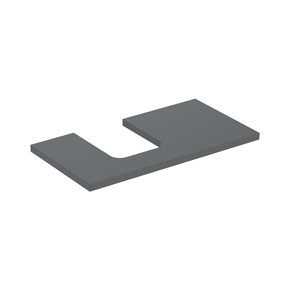 Geberit ONE Waschtischplatte Ausschnitt links, für Aufsatzwaschtisch Schalenform, 90... GEBERIT-505293003 4025410936981 (Abb. 1)