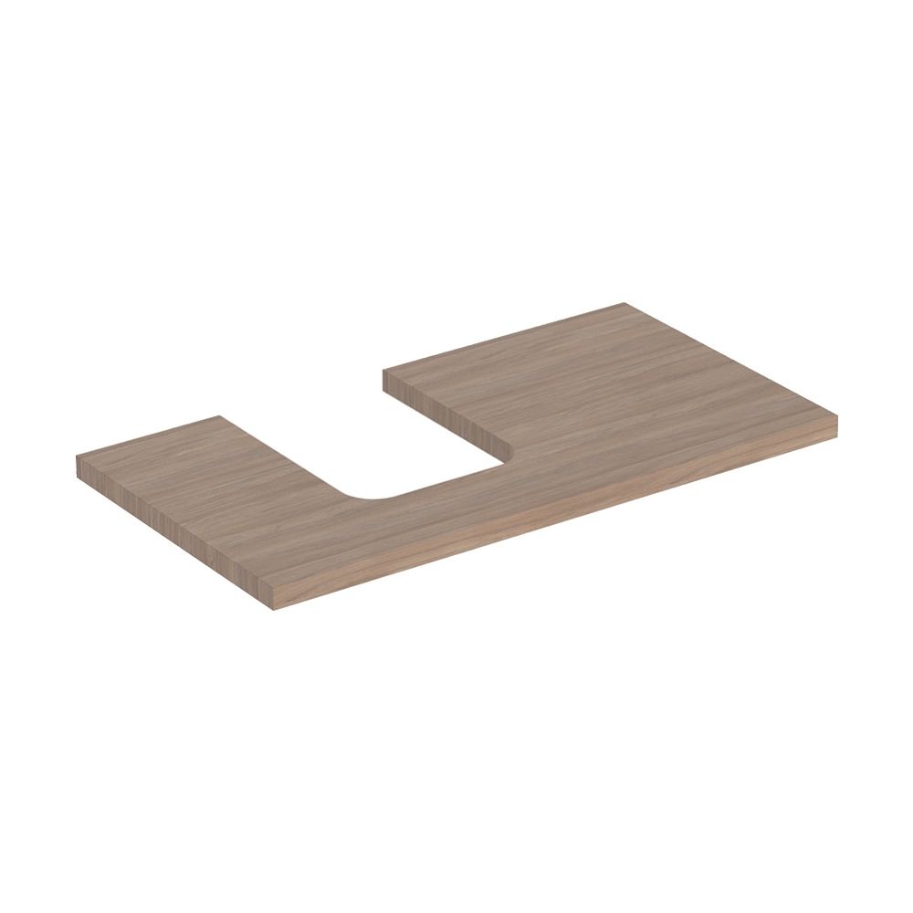 Geberit ONE Waschtischplatte Ausschnitt links, für Aufsatzwaschtisch Schalenform, 90... GEBERIT-505293005 4025410937001 (Abb. 2)