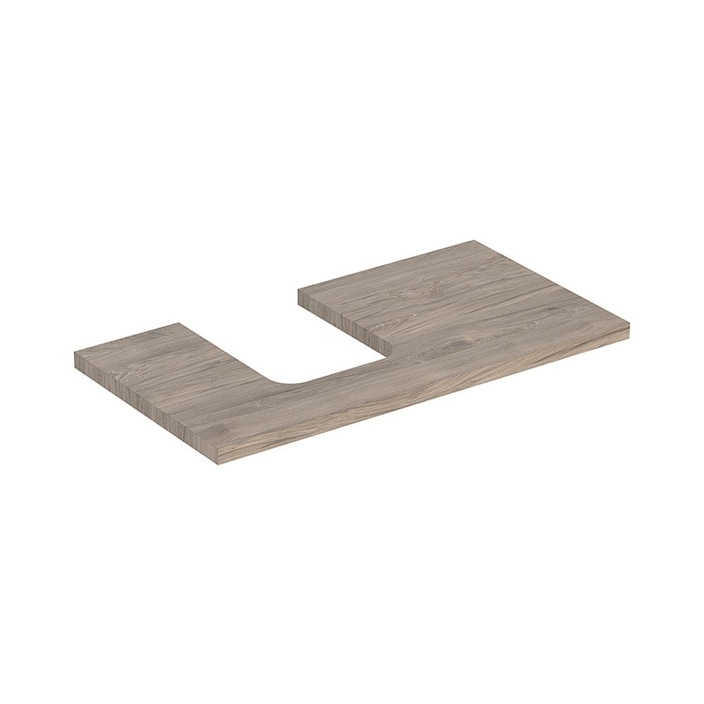 Geberit ONE Waschtischplatte Ausschnitt links, für Aufsatzwaschtisch Schalenform, 90... GEBERIT-505293006 4025410937018 (Abb. 1)