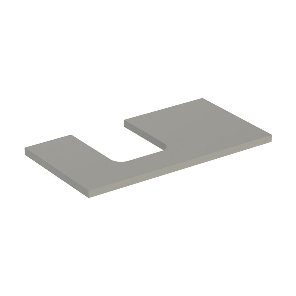 Geberit ONE Waschtischplatte Ausschnitt links, für Aufsatzwaschtisch Schalenform, 90... GEBERIT-505293007 4025410937025 (Abb. 2)
