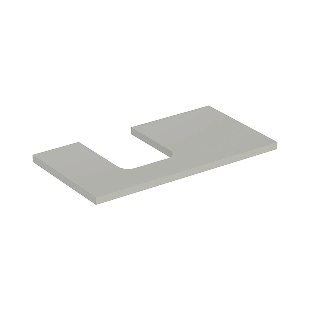 Geberit ONE Waschtischplatte Ausschnitt links, für Aufsatzwaschtisch Schalenform, 90... GEBERIT-505293007 4025410937025 (Abb. 1)