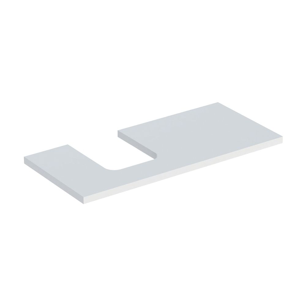 Geberit ONE Waschtischplatte Ausschnitt links, für Aufsatzwaschtisch Schalenform, 10... GEBERIT-505294001 4025410937032 (Abb. 2)