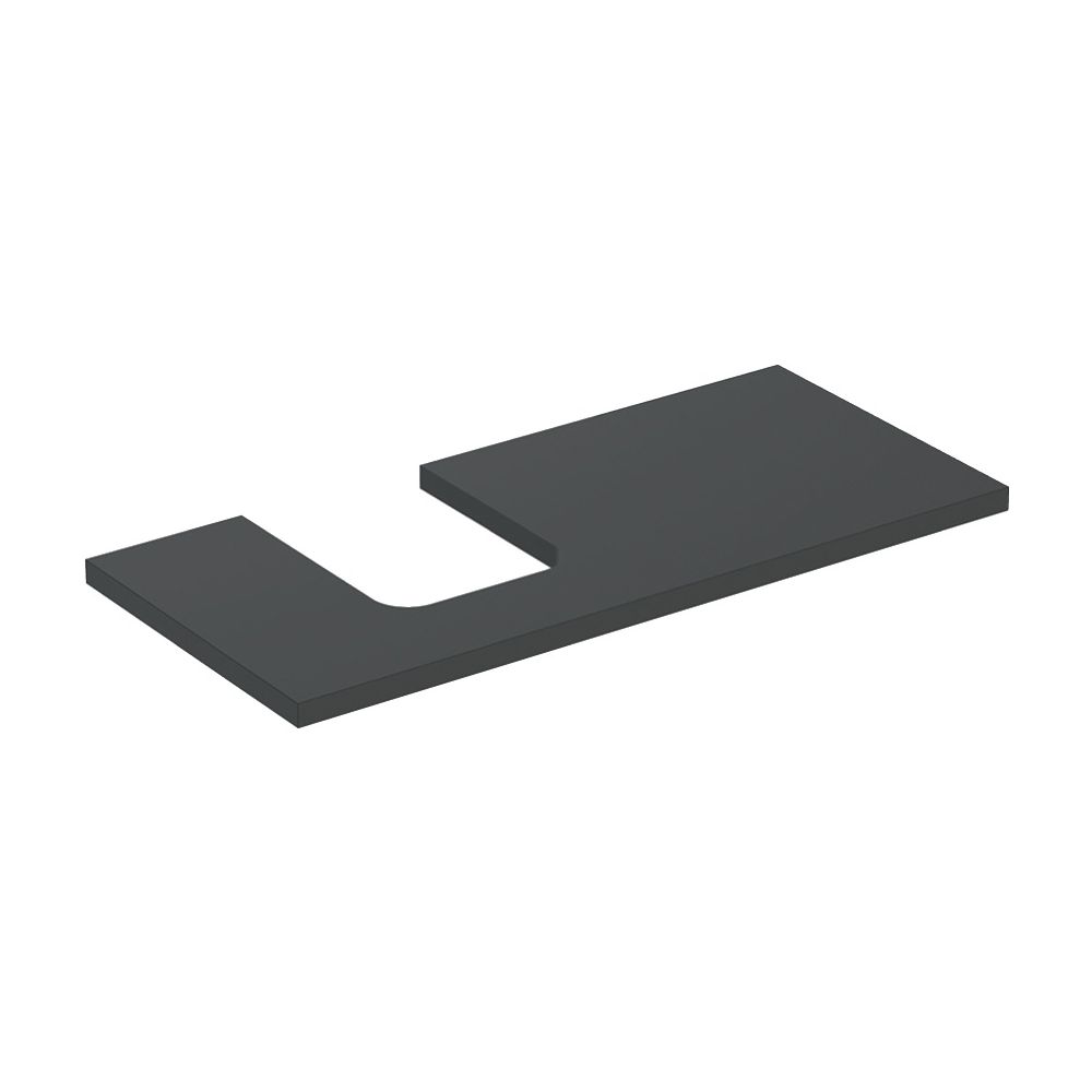 Geberit ONE Waschtischplatte Ausschnitt links, für Aufsatzwaschtisch Schalenform, 10... GEBERIT-505294003 4025410937056 (Abb. 2)
