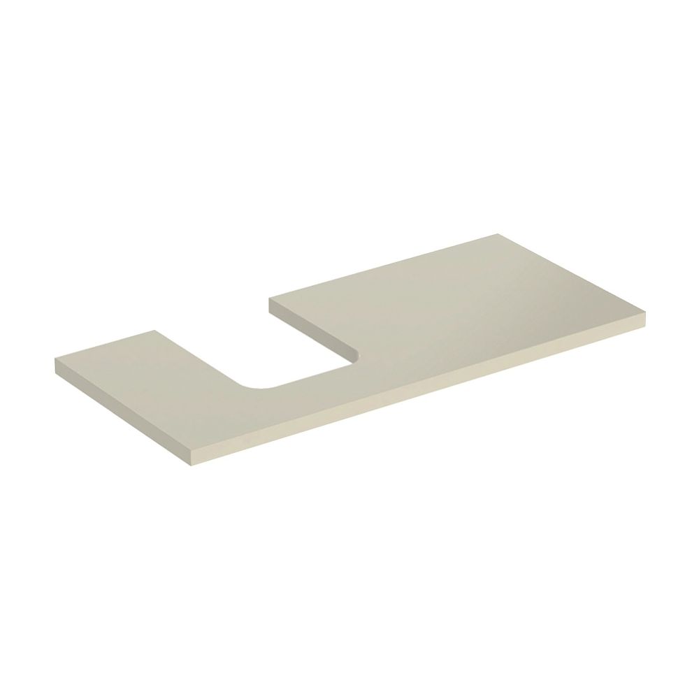 Geberit ONE Waschtischplatte Ausschnitt links, für Aufsatzwaschtisch Schalenform, 10... GEBERIT-505294004 4025410937063 (Abb. 2)