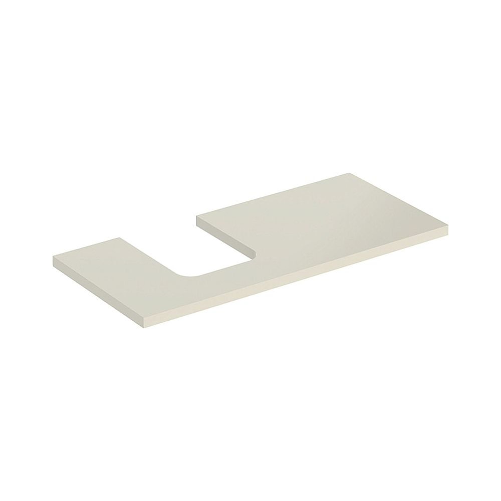 Geberit ONE Waschtischplatte Ausschnitt links, für Aufsatzwaschtisch Schalenform, 10... GEBERIT-505294004 4025410937063 (Abb. 1)