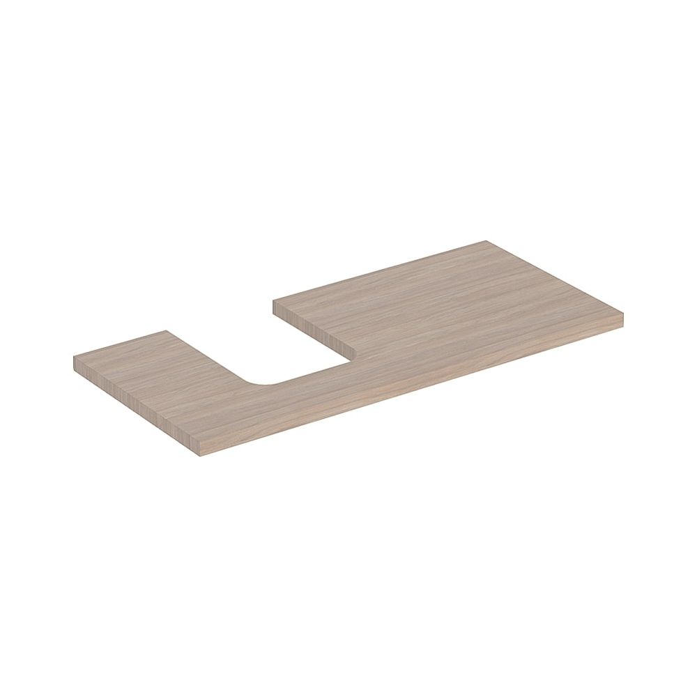 Geberit ONE Waschtischplatte Ausschnitt links, für Aufsatzwaschtisch Schalenform, 10... GEBERIT-505294005 4025410937070 (Abb. 1)