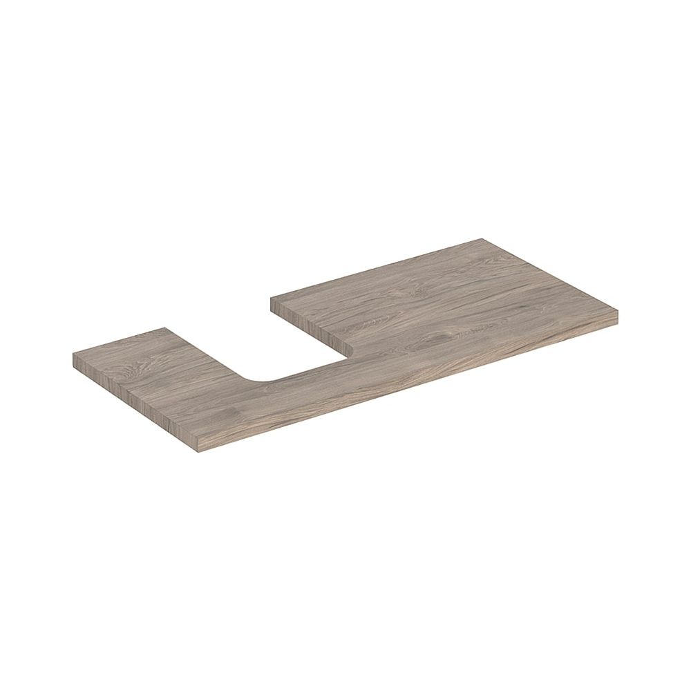 Geberit ONE Waschtischplatte Ausschnitt links, für Aufsatzwaschtisch Schalenform, 10... GEBERIT-505294006 4025410937087 (Abb. 1)