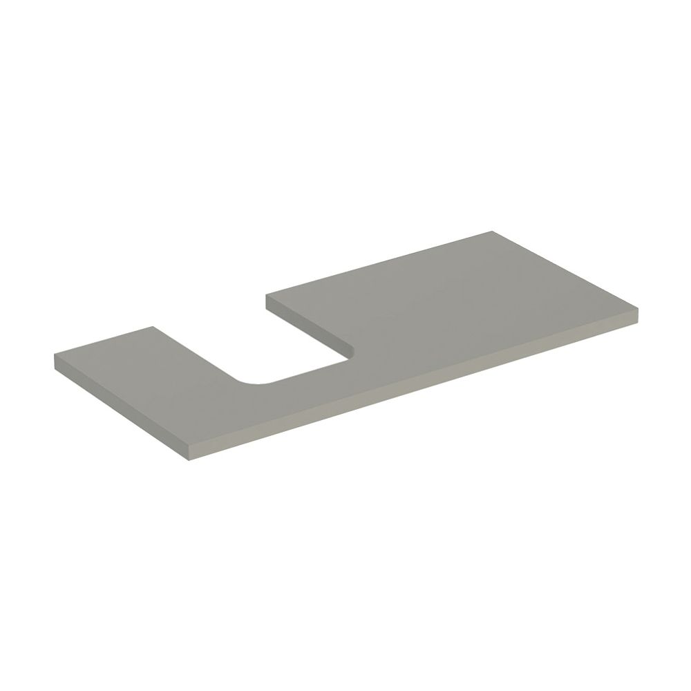 Geberit ONE Waschtischplatte Ausschnitt links, für Aufsatzwaschtisch Schalenform, 10... GEBERIT-505294007 4025410937094 (Abb. 2)