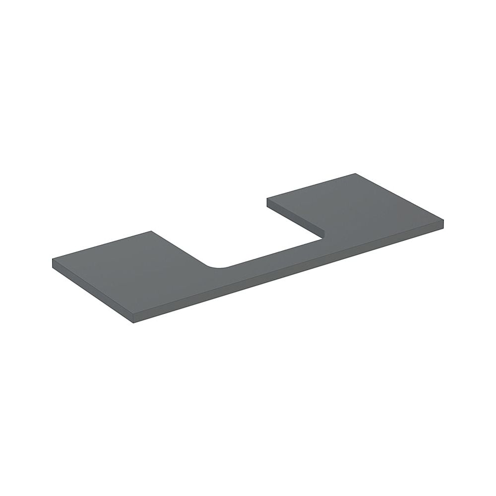 Geberit ONE Waschtischplatte Ausschnitt mittig, für Aufsatzwaschtisch rechteckig, 12... GEBERIT-505285003 4025410936844 (Abb. 1)