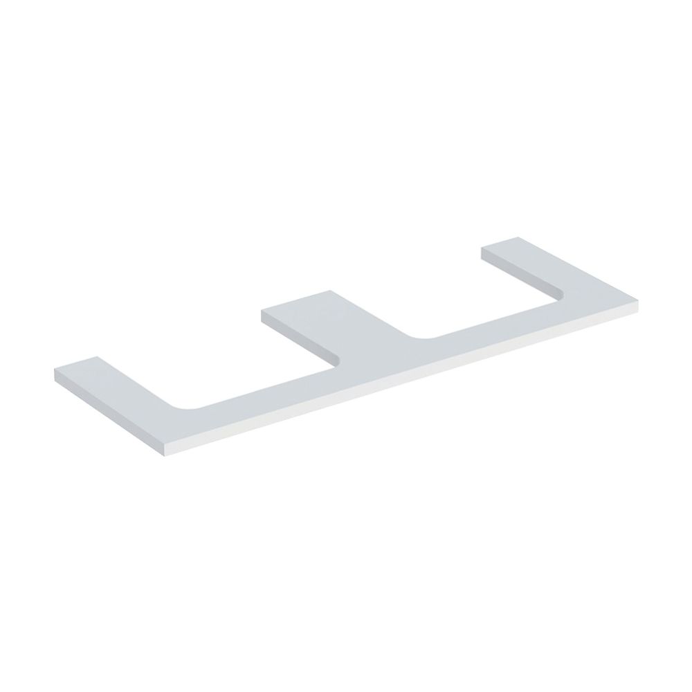 Geberit ONE Waschtischplatte Ausschnitt 2-fach, für Aufsatzwaschtisch rechteckig, 13... GEBERIT-505286002 4025410936905 (Abb. 2)