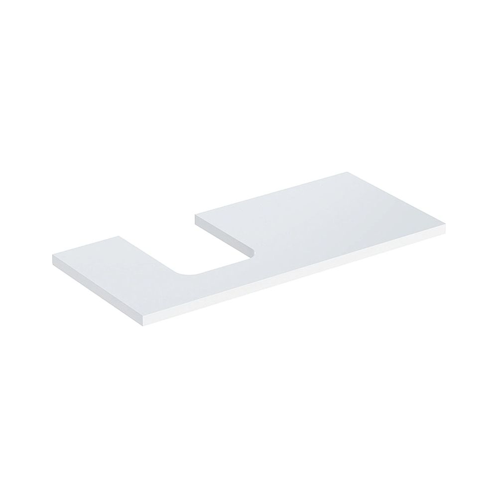 Geberit ONE Waschtischplatte Ausschnitt links, für Aufsatzwaschtisch Schalenform, 10... GEBERIT-505294001 4025410937032 (Abb. 1)
