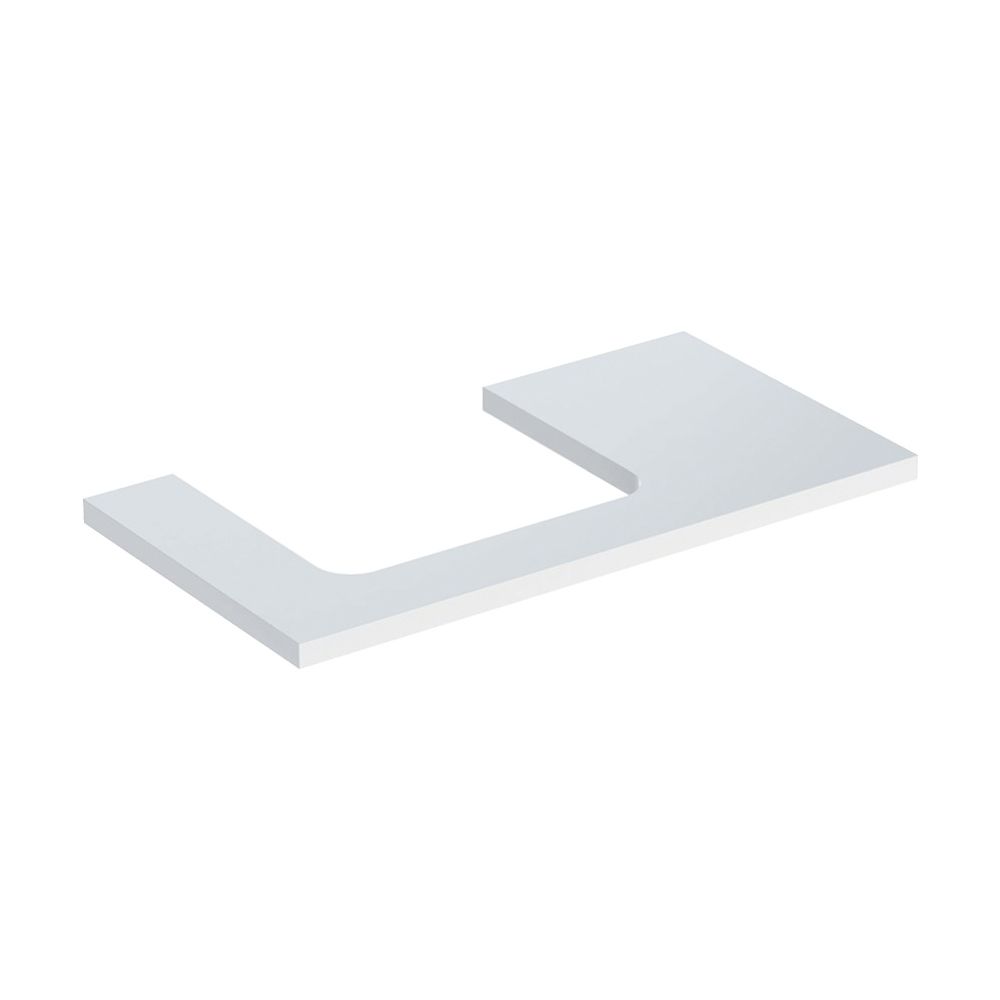Geberit ONE Waschtischplatte Ausschnitt links, für Aufsatzwaschtisch rechteckig, 90x... GEBERIT-505303001 4025410937179 (Abb. 2)