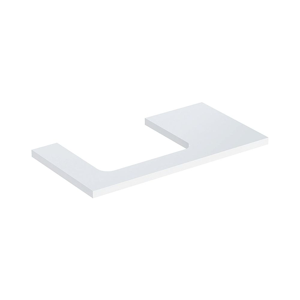 Geberit ONE Waschtischplatte Ausschnitt links, für Aufsatzwaschtisch rechteckig, 90x... GEBERIT-505303001 4025410937179 (Abb. 1)