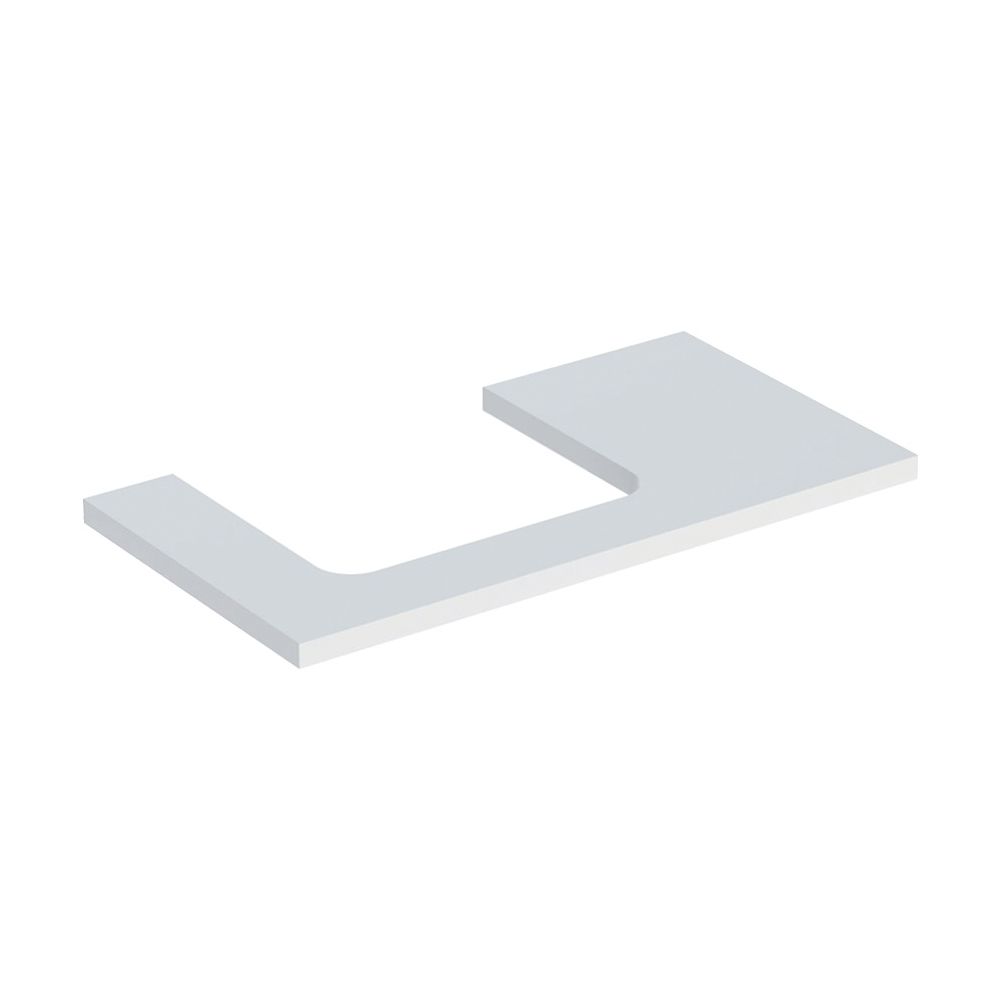 Geberit ONE Waschtischplatte Ausschnitt links, für Aufsatzwaschtisch rechteckig, 90x... GEBERIT-505303002 4025410937186 (Abb. 2)