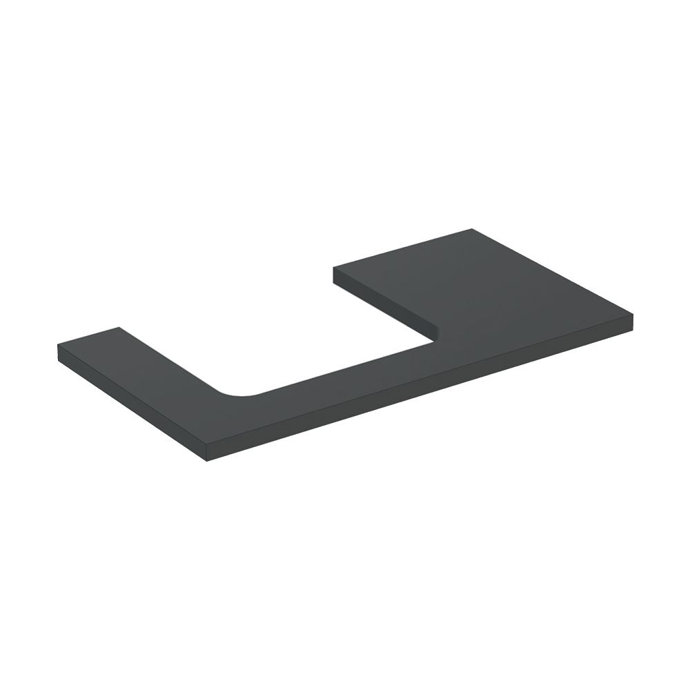 Geberit ONE Waschtischplatte Ausschnitt links, für Aufsatzwaschtisch rechteckig, 90x... GEBERIT-505303003 4025410937193 (Abb. 2)