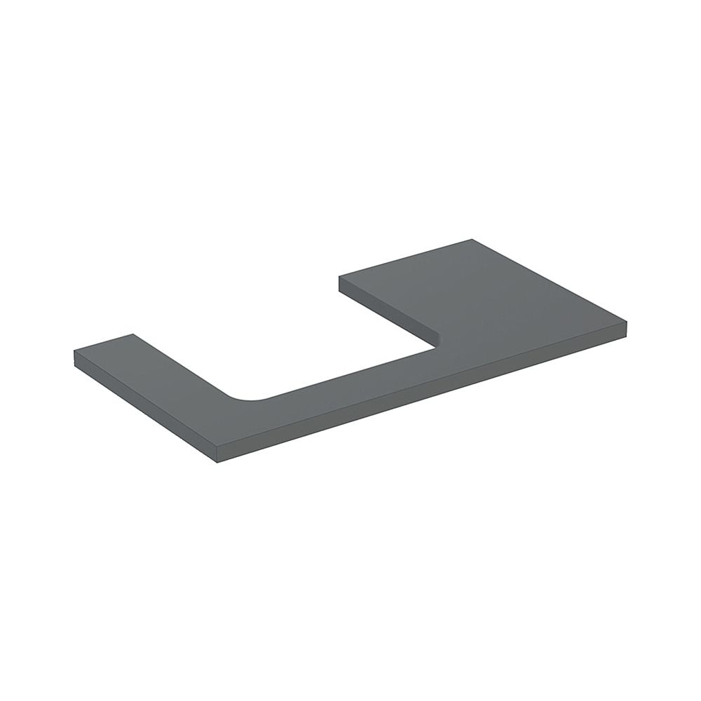 Geberit ONE Waschtischplatte Ausschnitt links, für Aufsatzwaschtisch rechteckig, 90x... GEBERIT-505303003 4025410937193 (Abb. 1)