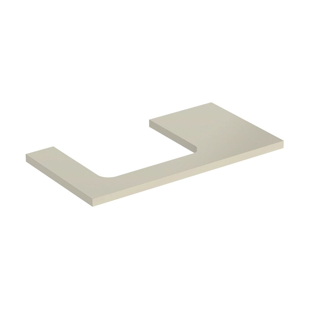 Geberit ONE Waschtischplatte Ausschnitt links, für Aufsatzwaschtisch rechteckig, 90x... GEBERIT-505303004 4025410937209 (Abb. 2)
