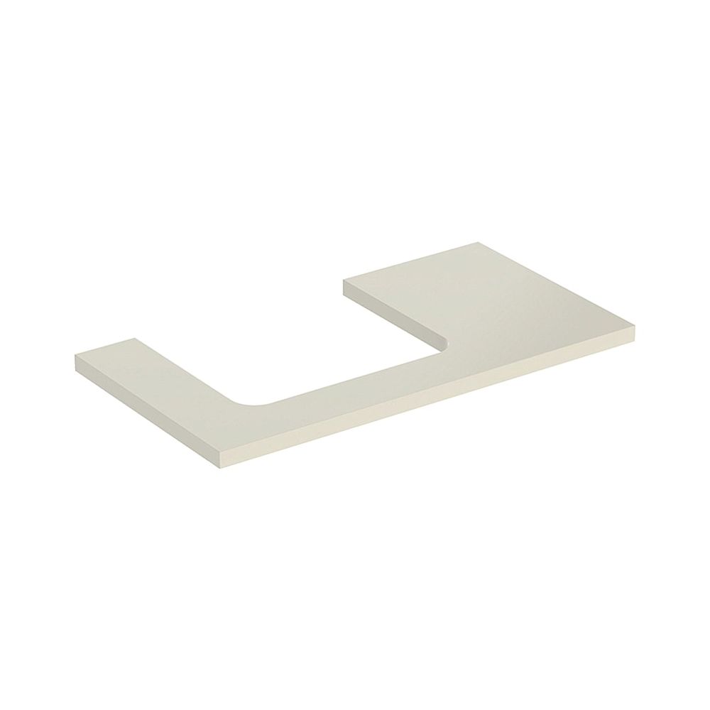 Geberit ONE Waschtischplatte Ausschnitt links, für Aufsatzwaschtisch rechteckig, 90x... GEBERIT-505303004 4025410937209 (Abb. 1)