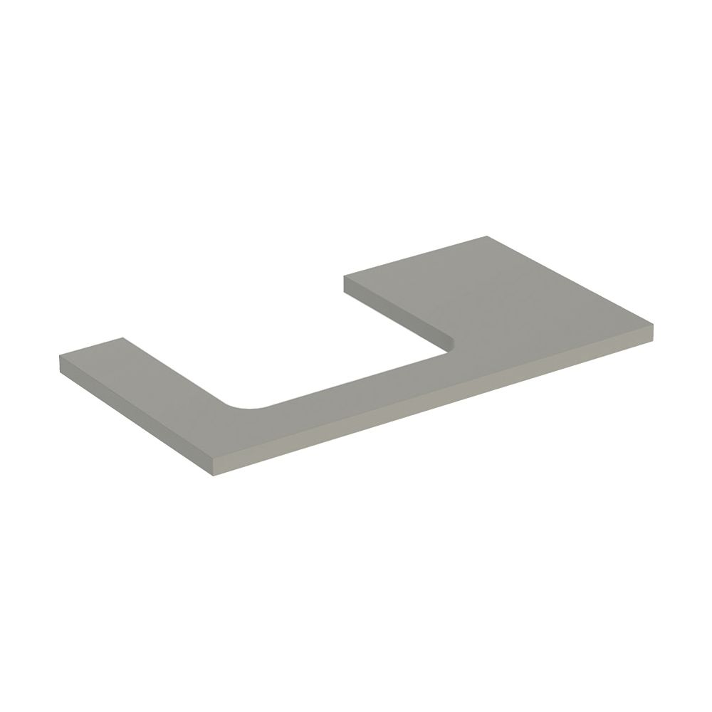 Geberit ONE Waschtischplatte Ausschnitt links, für Aufsatzwaschtisch rechteckig, 90x... GEBERIT-505303007 4025410937230 (Abb. 2)
