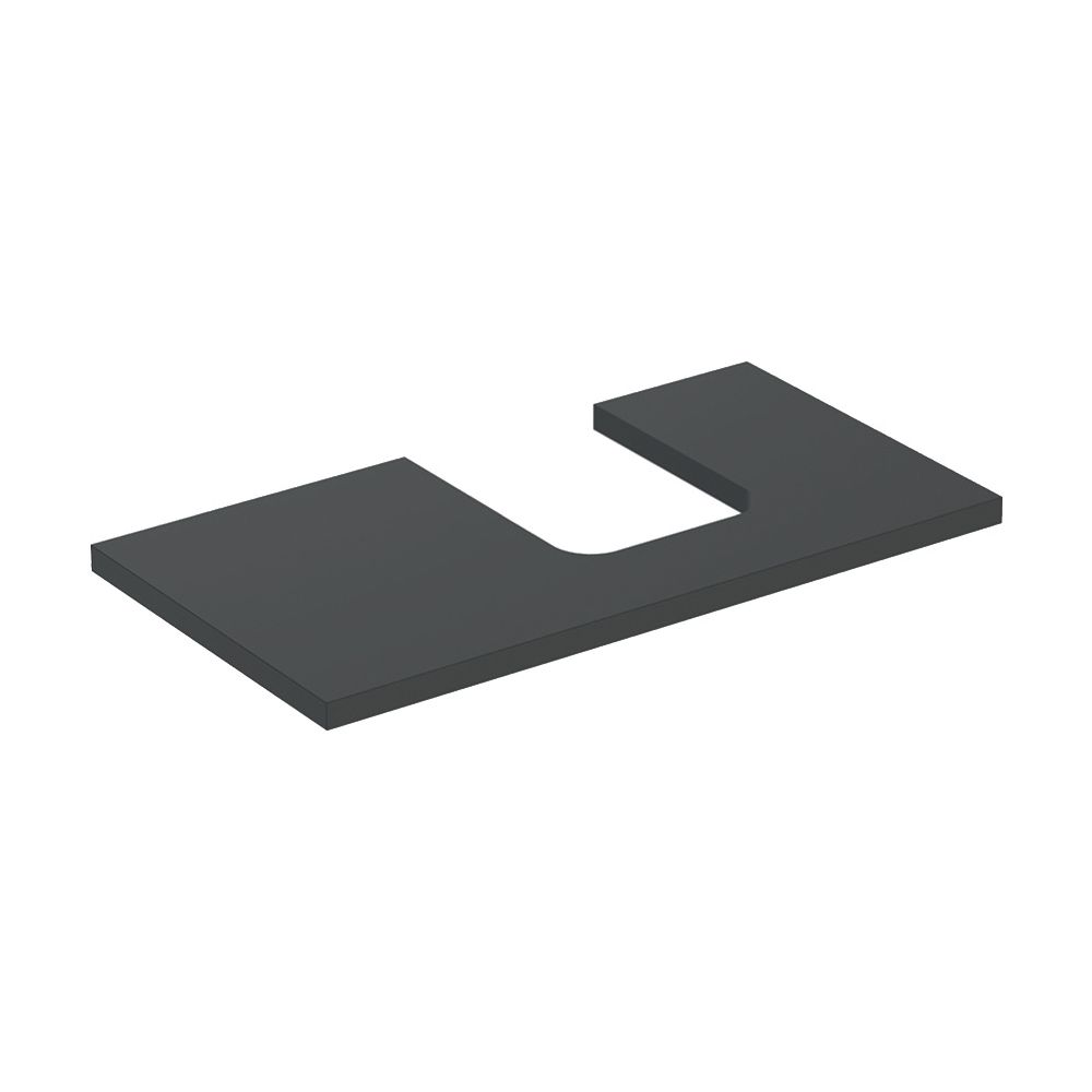 Geberit ONE Waschtischplatte Ausschnitt rechts, für Aufsatzwaschtisch Schalenform, 9... GEBERIT-505313003 4025410937407 (Abb. 2)