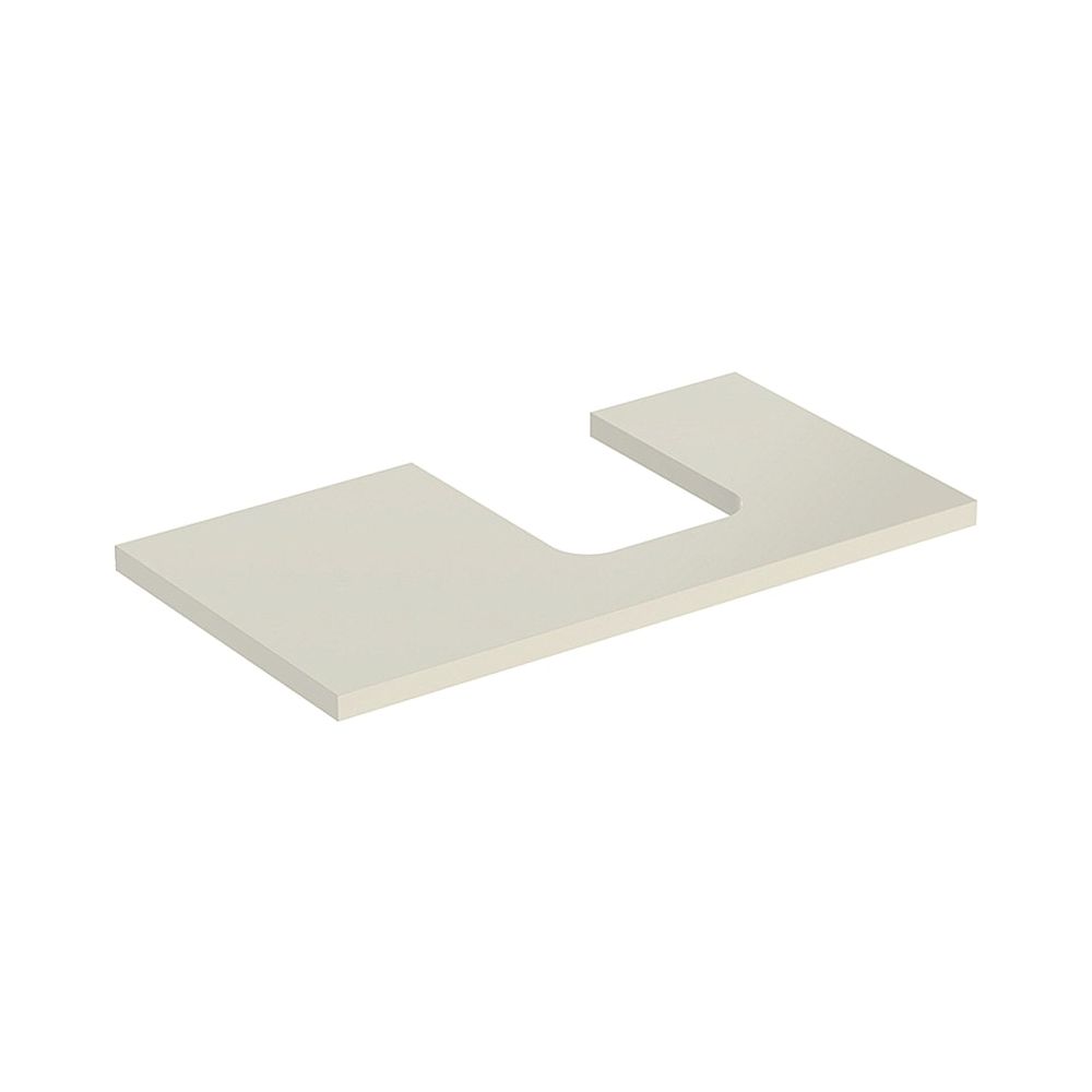 Geberit ONE Waschtischplatte Ausschnitt rechts, für Aufsatzwaschtisch Schalenform, 9... GEBERIT-505313004 4025410937414 (Abb. 1)