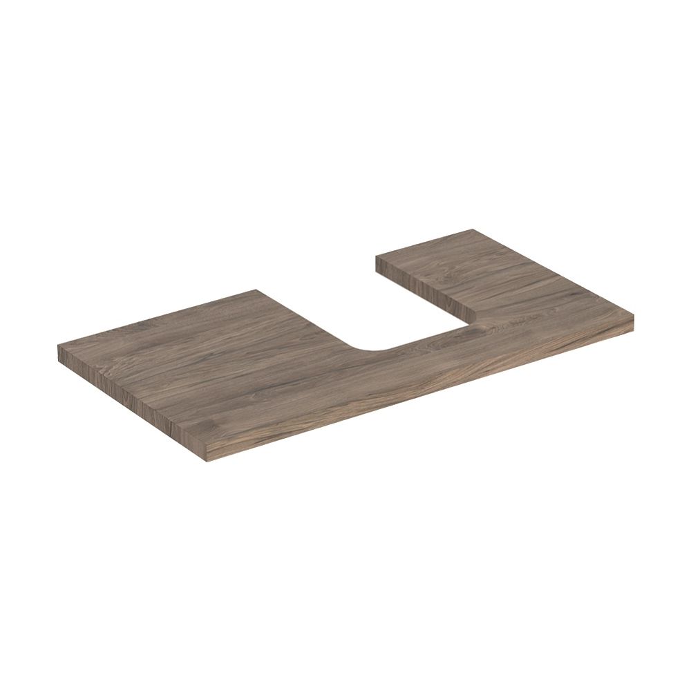 Geberit ONE Waschtischplatte Ausschnitt rechts, für Aufsatzwaschtisch Schalenform, 9... GEBERIT-505313006 4025410937438 (Abb. 2)