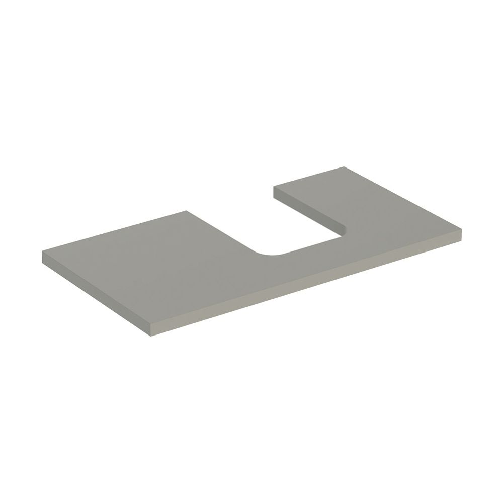 Geberit ONE Waschtischplatte Ausschnitt rechts, für Aufsatzwaschtisch Schalenform, 9... GEBERIT-505313007 4025410937445 (Abb. 2)