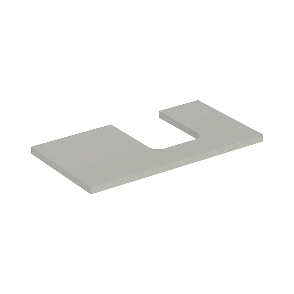 Geberit ONE Waschtischplatte Ausschnitt rechts, für Aufsatzwaschtisch Schalenform, 9... GEBERIT-505313007 4025410937445 (Abb. 1)