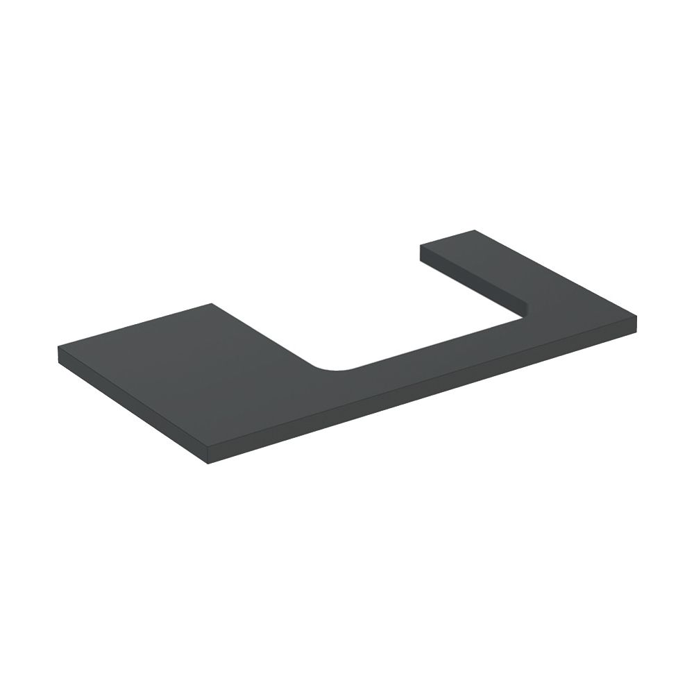 Geberit ONE Waschtischplatte Ausschnitt rechts, für Aufsatzwaschtisch rechteckig, 90... GEBERIT-505323003 4025410937612 (Abb. 2)