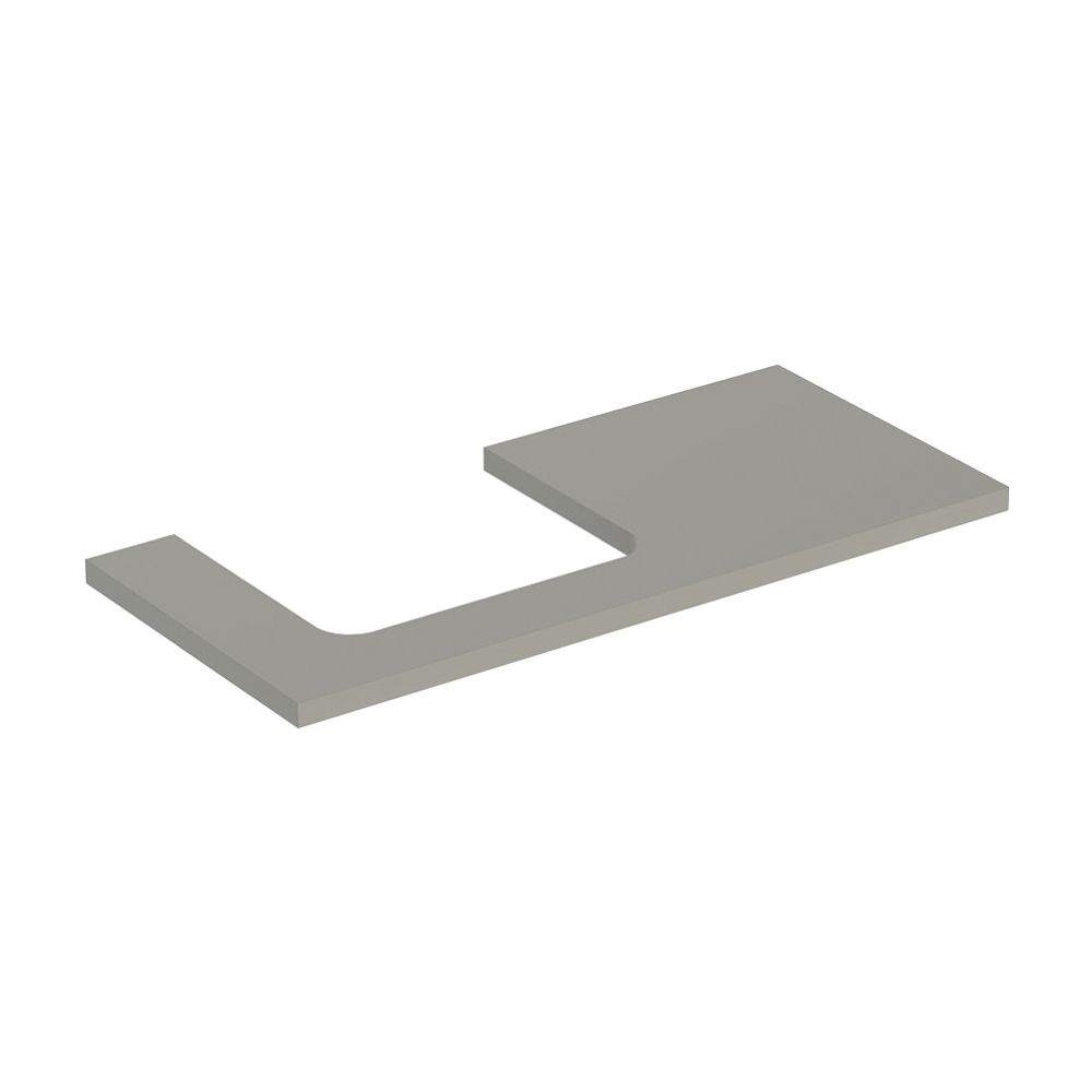 Geberit ONE Waschtischplatte Ausschnitt links, für Aufsatzwaschtisch rechteckig, 105... GEBERIT-505304007 4025410937308 (Abb. 2)