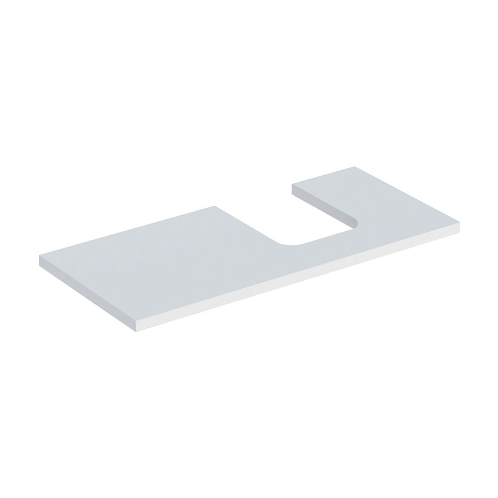Geberit ONE Waschtischplatte Ausschnitt rechts, für Aufsatzwaschtisch Schalenform, 1... GEBERIT-505314002 4025410937469 (Abb. 2)