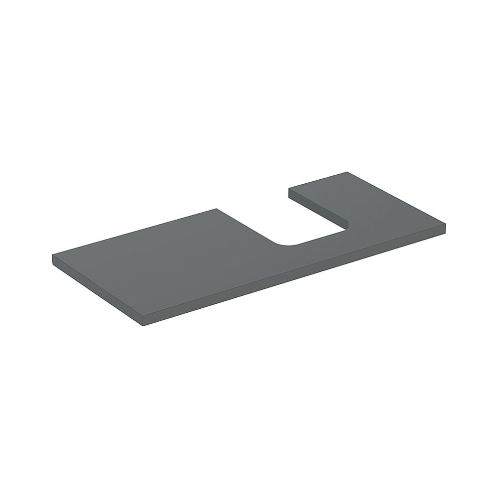 Geberit ONE Waschtischplatte Ausschnitt rechts, für Aufsatzwaschtisch Schalenform, 1... GEBERIT-505314003 4025410937476 (Abb. 1)
