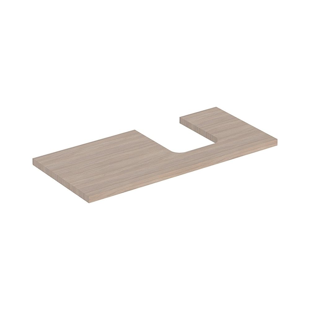 Geberit ONE Waschtischplatte Ausschnitt rechts, für Aufsatzwaschtisch Schalenform, 1... GEBERIT-505314005 4025410937490 (Abb. 1)