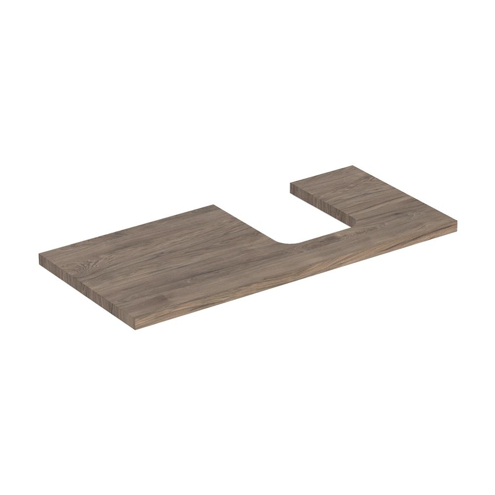 Geberit ONE Waschtischplatte Ausschnitt rechts, für Aufsatzwaschtisch Schalenform, 1... GEBERIT-505314006 4025410937506 (Abb. 2)