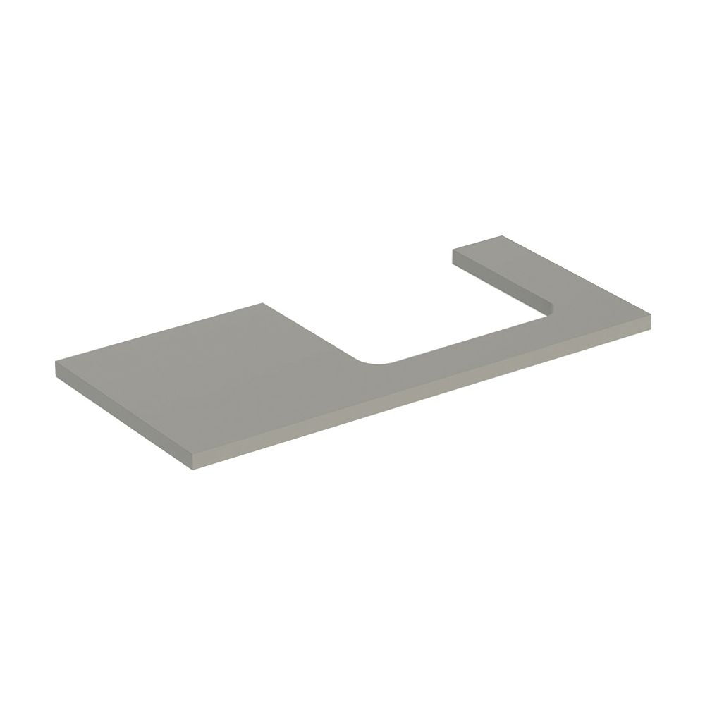 Geberit ONE Waschtischplatte Ausschnitt rechts, für Aufsatzwaschtisch rechteckig, 10... GEBERIT-505324007 4025410937728 (Abb. 2)