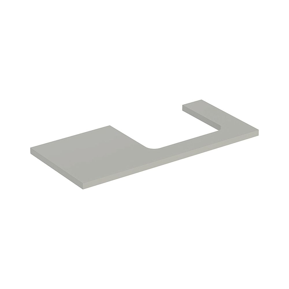 Geberit ONE Waschtischplatte Ausschnitt rechts, für Aufsatzwaschtisch rechteckig, 10... GEBERIT-505324007 4025410937728 (Abb. 1)