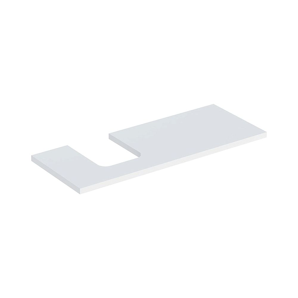 Geberit ONE Waschtischplatte Ausschnitt links, für Aufsatzwaschtisch Schalenform, 12... GEBERIT-505295002 4025410937117 (Abb. 1)