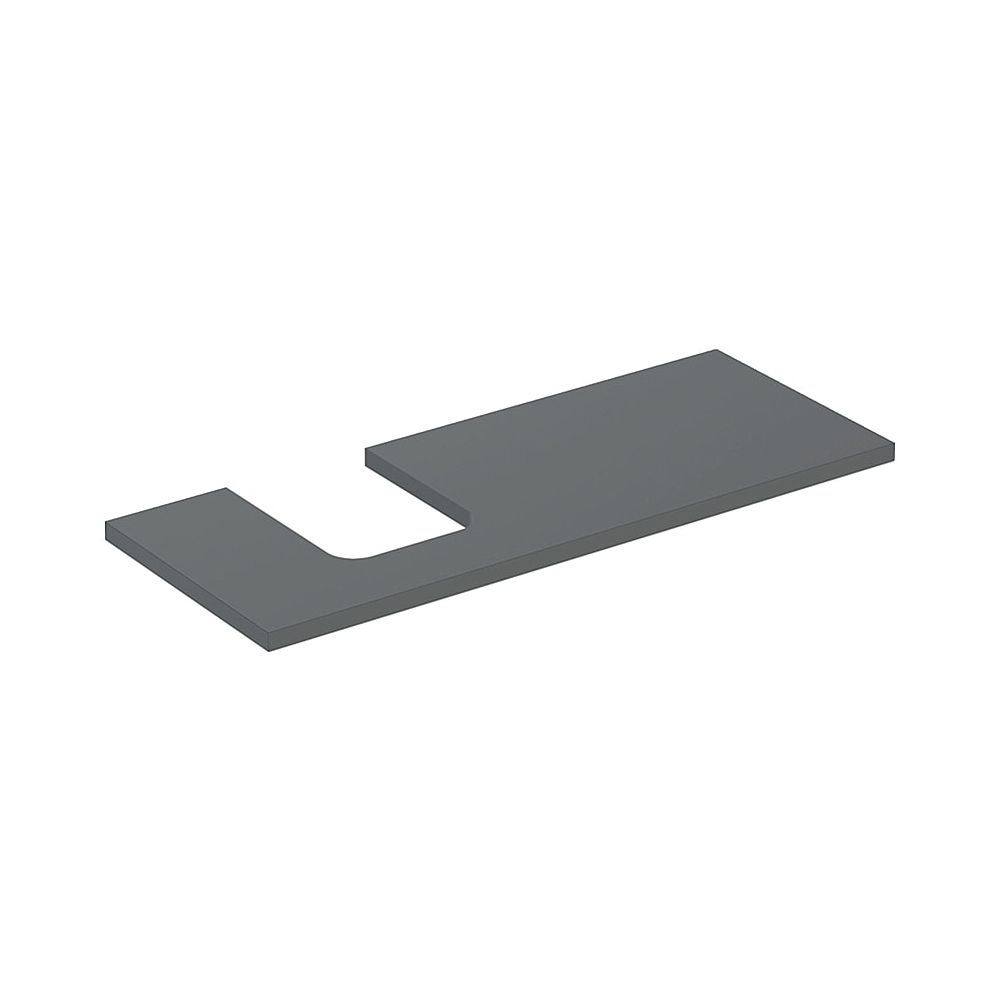 Geberit ONE Waschtischplatte Ausschnitt links, für Aufsatzwaschtisch Schalenform, 12... GEBERIT-505295003 4025410937124 (Abb. 1)