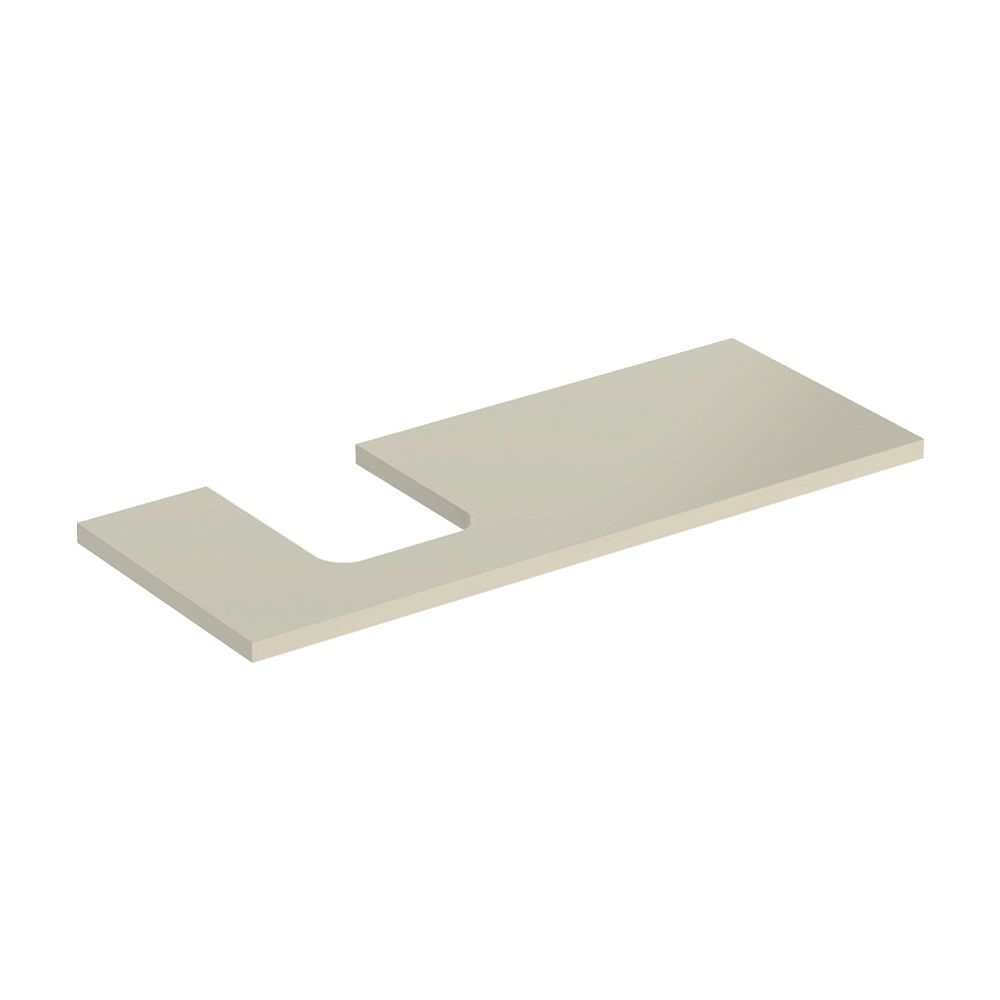 Geberit ONE Waschtischplatte Ausschnitt links, für Aufsatzwaschtisch Schalenform, 12... GEBERIT-505295004 4025410937131 (Abb. 2)