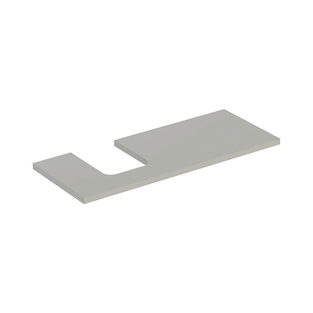 Geberit ONE Waschtischplatte Ausschnitt links, für Aufsatzwaschtisch Schalenform, 12... GEBERIT-505295007 4025410937162 (Abb. 1)