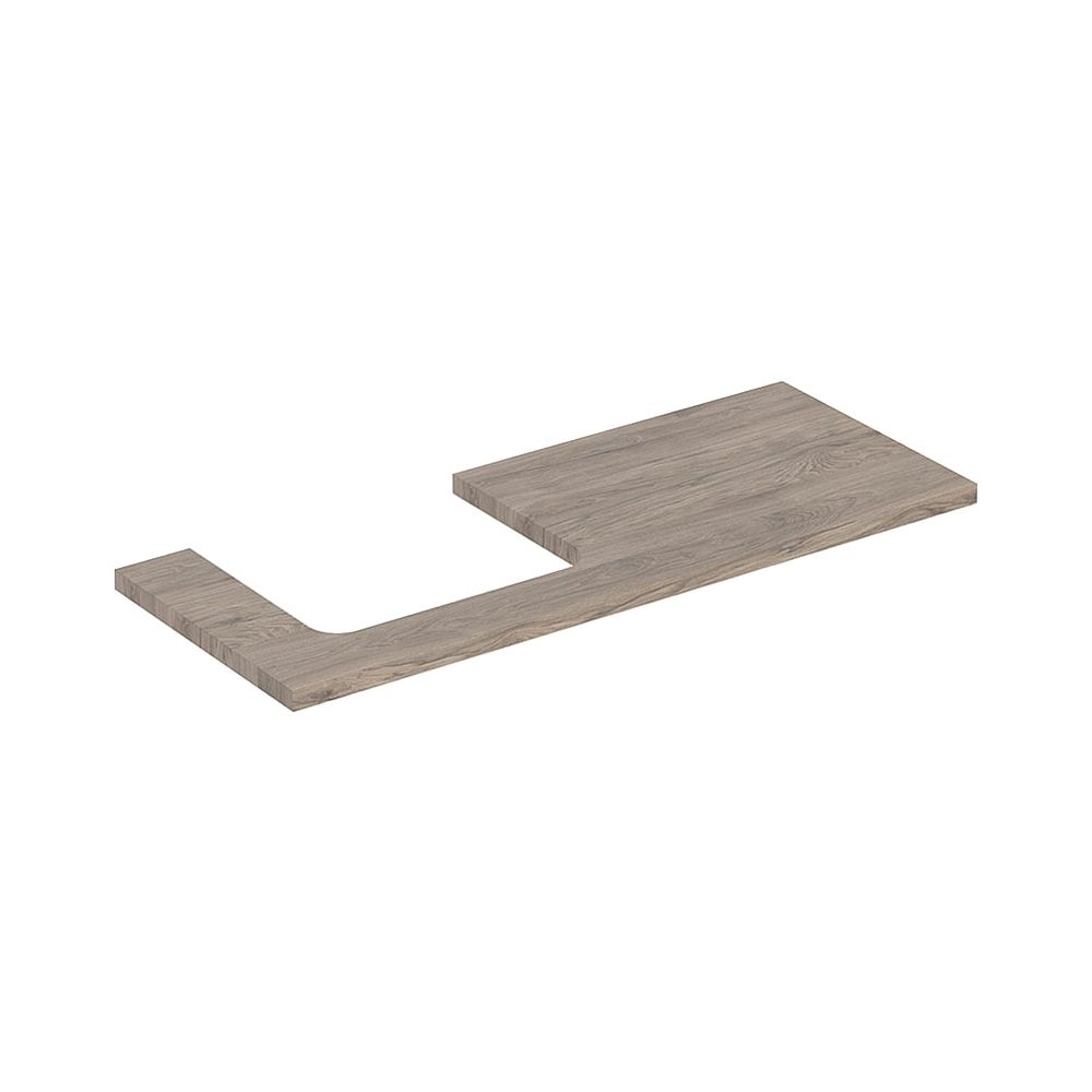Geberit ONE Waschtischplatte Ausschnitt links für Aufsatzwaschtisch rechteckig 120x3... GEBERIT-505305006 4025410937360 (Abb. 1)