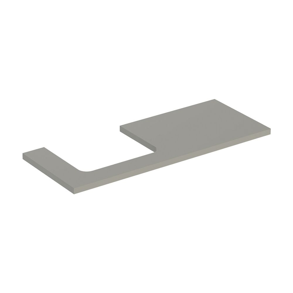 Geberit ONE Waschtischplatte Ausschnitt links, für Aufsatzwaschtisch rechteckig, 120... GEBERIT-505305007 4025410937377 (Abb. 2)