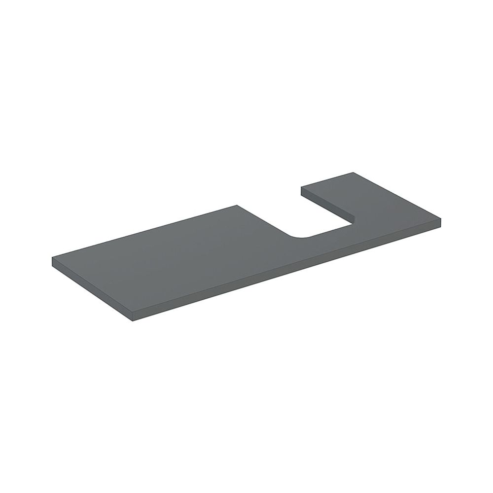 Geberit ONE Waschtischplatte Ausschnitt rechts, für Aufsatzwaschtisch Schalenform, 1... GEBERIT-505315003 4025410937544 (Abb. 1)