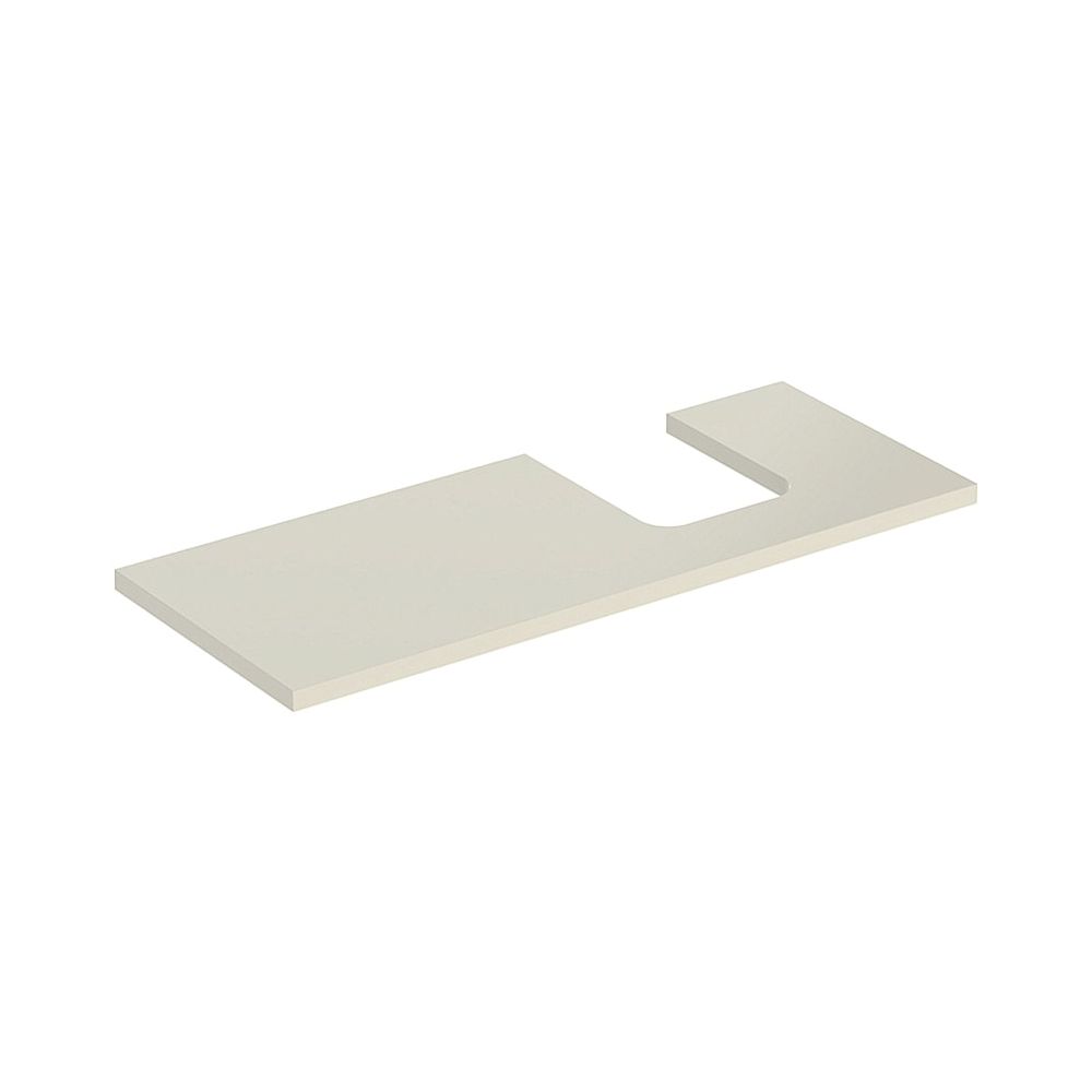 Geberit ONE Waschtischplatte Ausschnitt rechts, für Aufsatzwaschtisch Schalenform, 1... GEBERIT-505315004 4025410937551 (Abb. 1)
